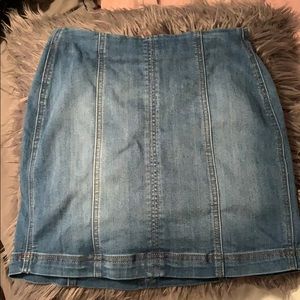 tillys jean skirt